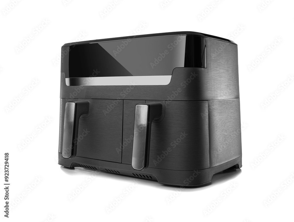 Air Fryer. Air grill multi-oven isolated on white background.