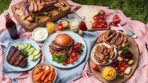 Wallpaper Mural Picnic BBQ Torontodigital.ca