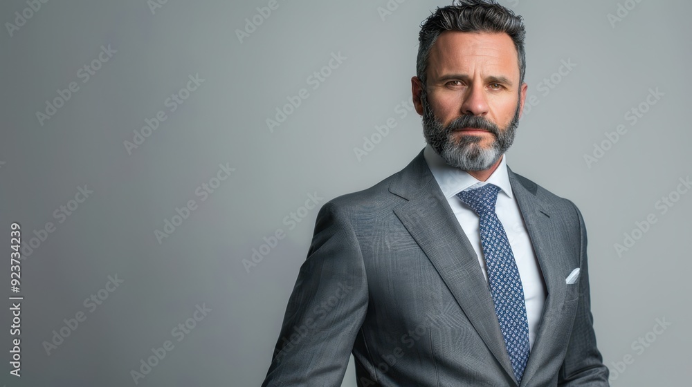 The elegant man in suit. The elegant man in suit.