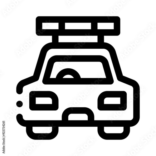 patrol line icon