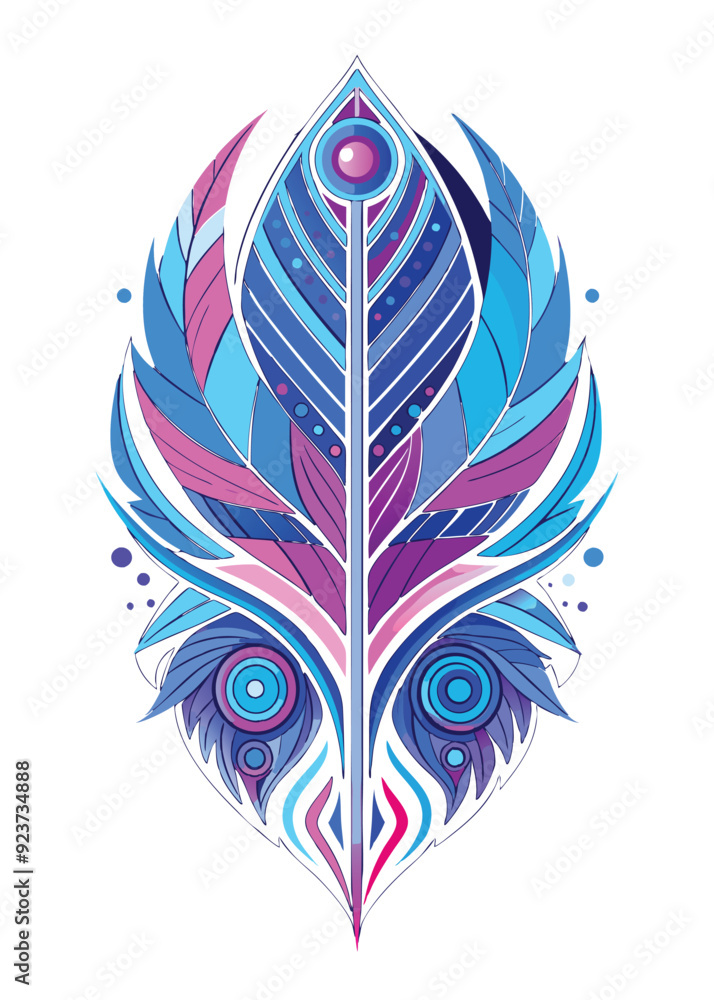 Fototapeta premium abstract floral heart