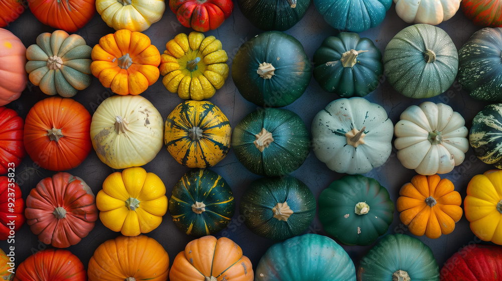 Autumnal Gourds: A vibrant tapestry of colorful gourds, showcasing the beauty and diversity of nature's harvest. Autumnal Gourds: A vibrant tapestry of colorful gourds, showcasing the beauty and diversity of nature's harvest.
