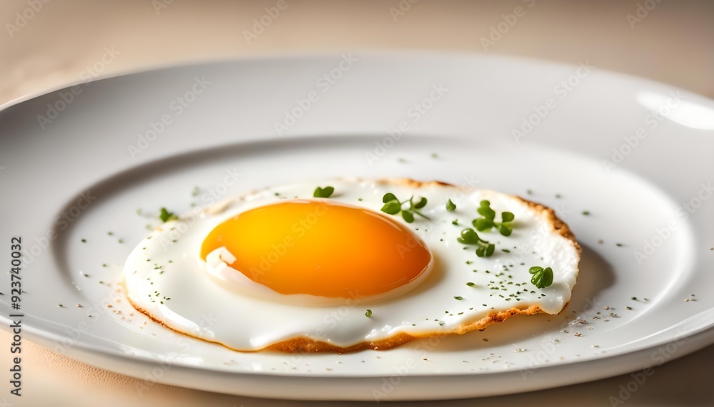 Crispy Fried Egg on white plate
Crispy Fried Egg on white plate