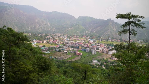 Beautiful Chowari Village in Himalayan Foothills, Chamba District photo