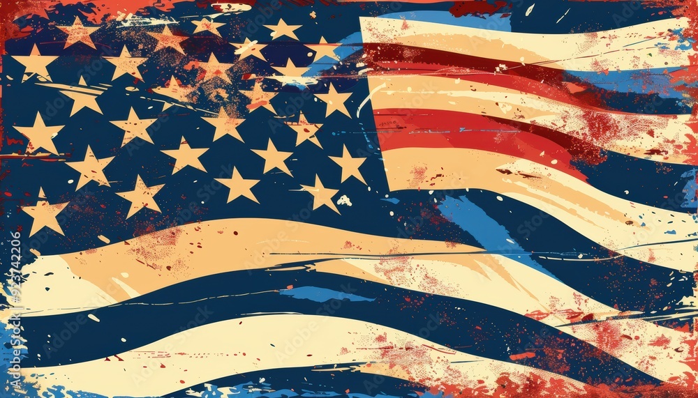 Fototapeta premium Juneteenth Flag