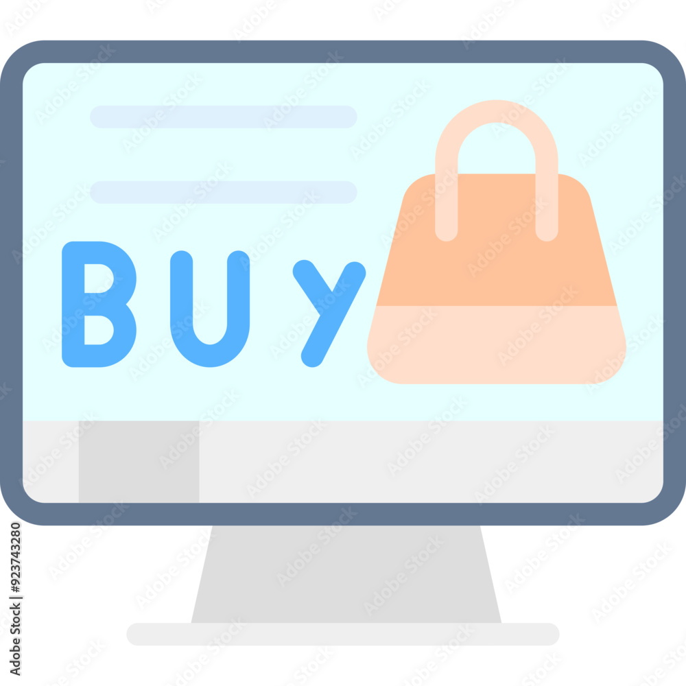 Obraz premium Online Shopping Icon