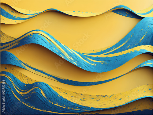 abstract background with waves