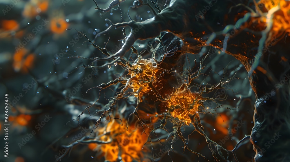 Abstract Nerve Cell. Abstract Nerve Cell.