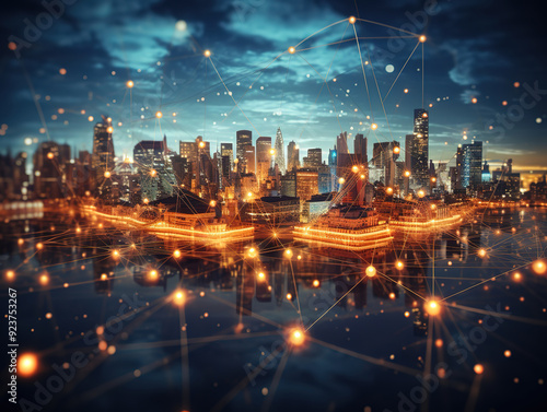 Wallpaper Mural Superb Futuristic view of high tech earth planet Torontodigital.ca