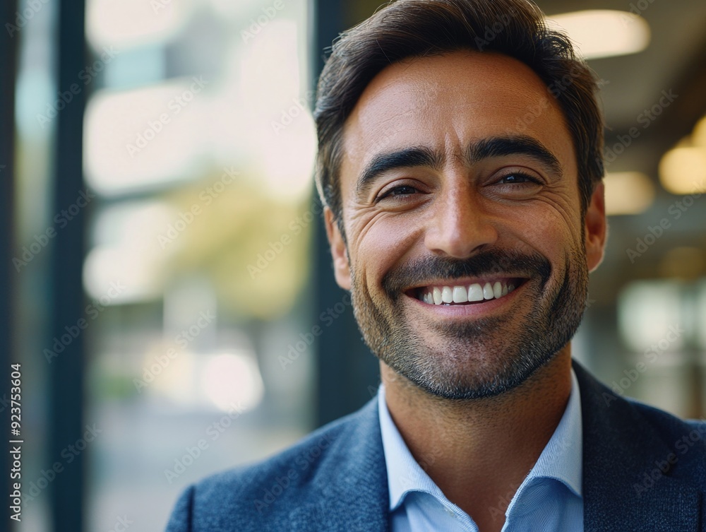 Professional Smiling Man in Business Suit Professional Smiling Man in Business Suit