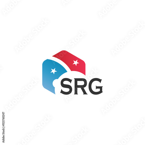 SRG letter logo design on white background. Creative  modern SRG letter logo design. Vector design. photo