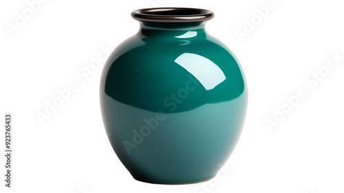 Elegant Teal Ceramic Vase - Perfect for Home Decor