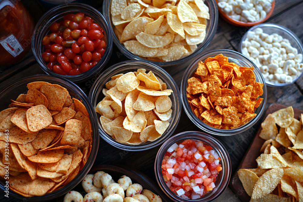 Fototapeta premium Vibrant medley of dried fruits and nuts, a healthy, tasty snack for any meal or occasion