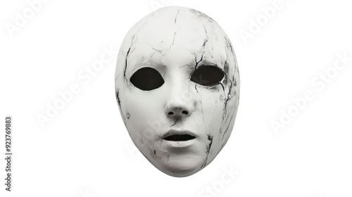 Obraz na płótnie Ghost mask transparent background w salonie
