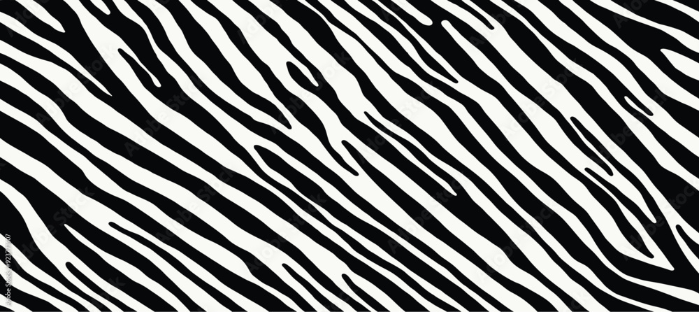 Vector illustration of seamless zebra pattern Vector illustration of seamless zebra pattern