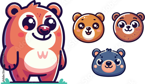Cartoon bear