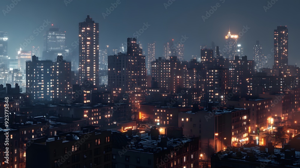 Cityscape at Night Cityscape at Night