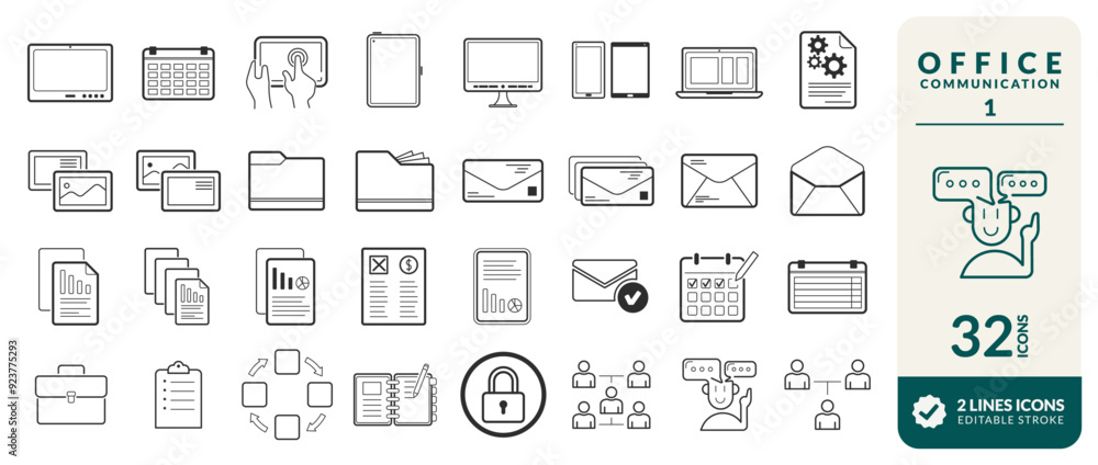 Office communication 1 icons agendas for financial presentations business strategy in company target audience spreadsheets team meetings passwords mobile technology Office communication 1 icons agendas for financial presentations business strategy in company target audience spreadsheets team meetings passwords mobile technology
