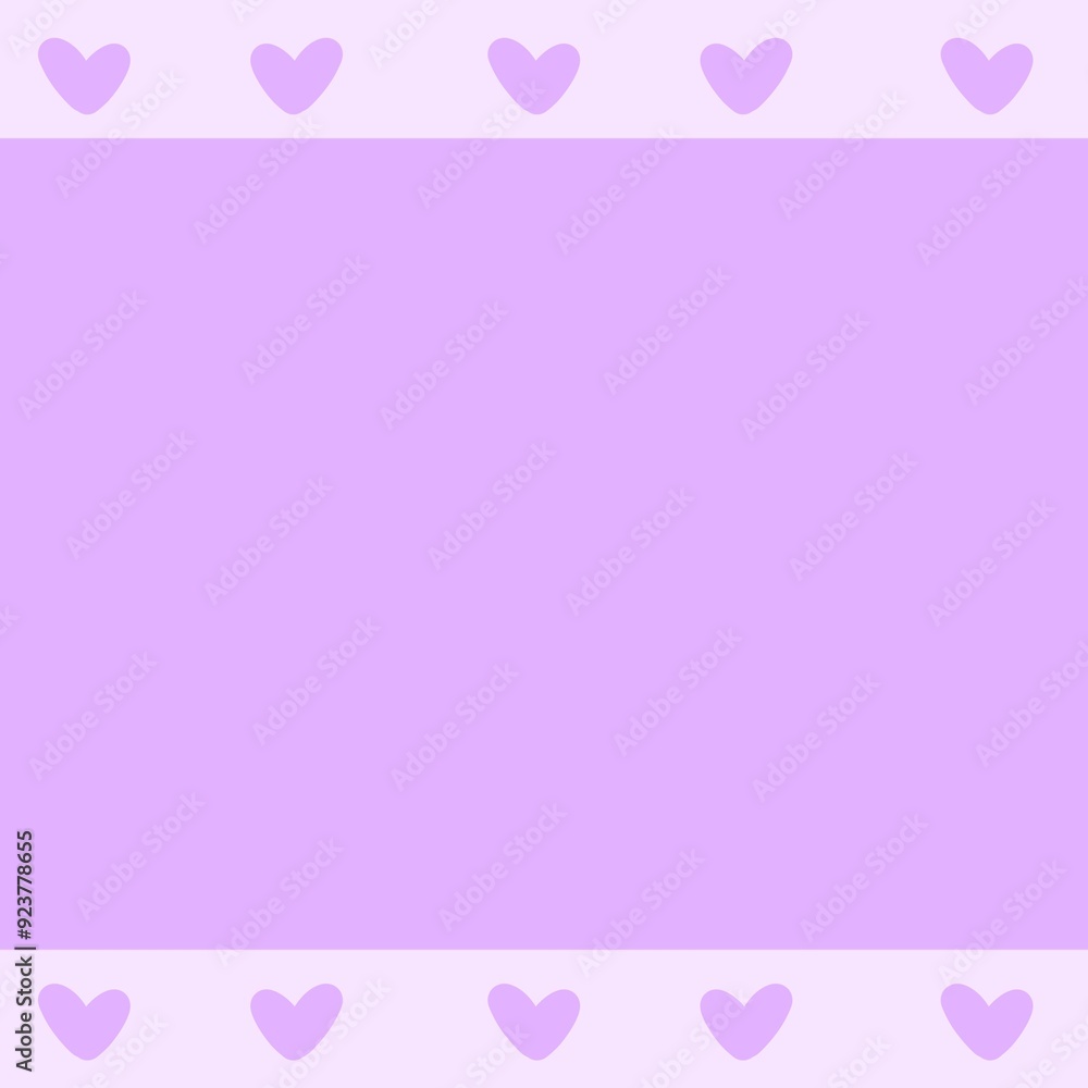 Purple background with hearts Purple background with hearts