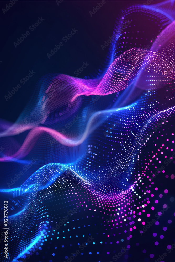 Blue and Purple Gradient Abstract Digital Art Blue and Purple Gradient Abstract Digital Art
