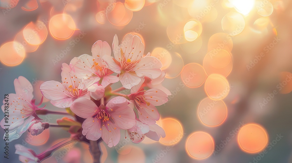pink flowers in spring pink flowers in spring