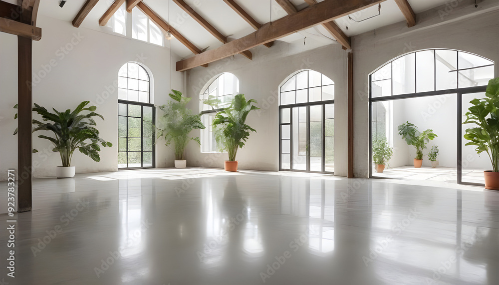 Fototapeta premium empty scene to use in interior designs and mockups