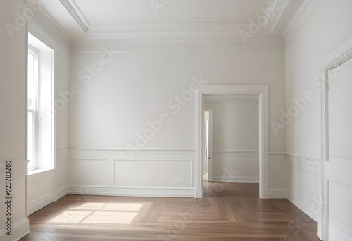 empty scene to use in interior designs and mockups