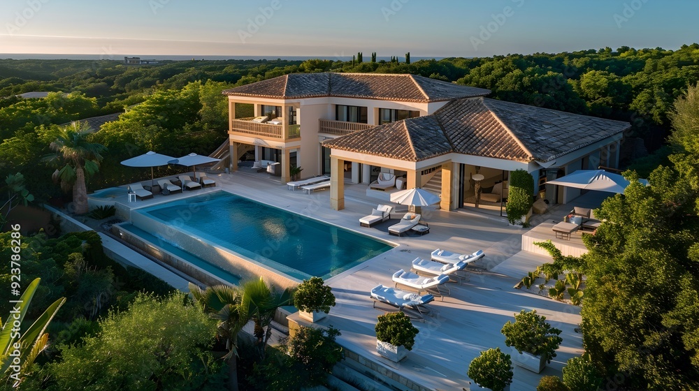 Luxury Villa With Private Pool and Sea View. Luxury Villa With Private Pool and Sea View.