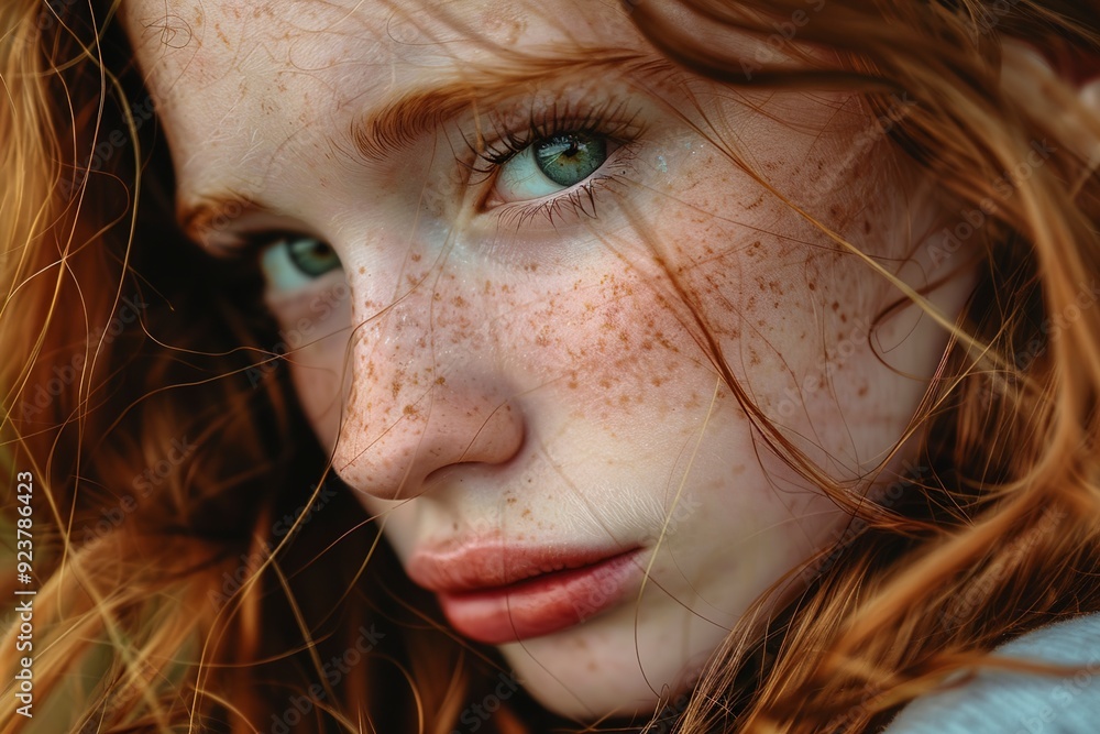 A Pretty girl expression of feelings cropped view A Pretty girl expression of feelings cropped view