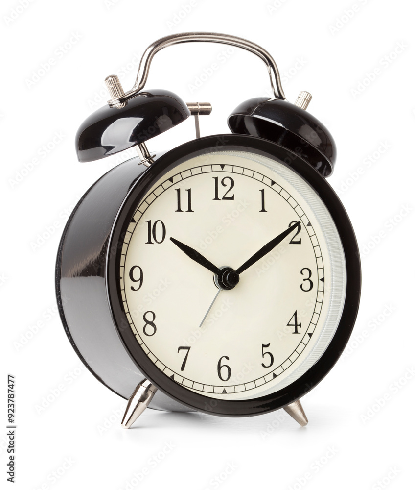 Alarm clock isolated on white background Alarm clock isolated on white background