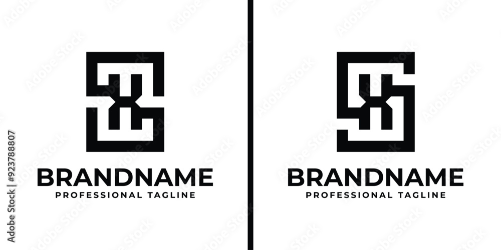 Letters SX Monogram Logo, suitable for any business with XS or SX initials Letters SX Monogram Logo, suitable for any business with XS or SX initials
