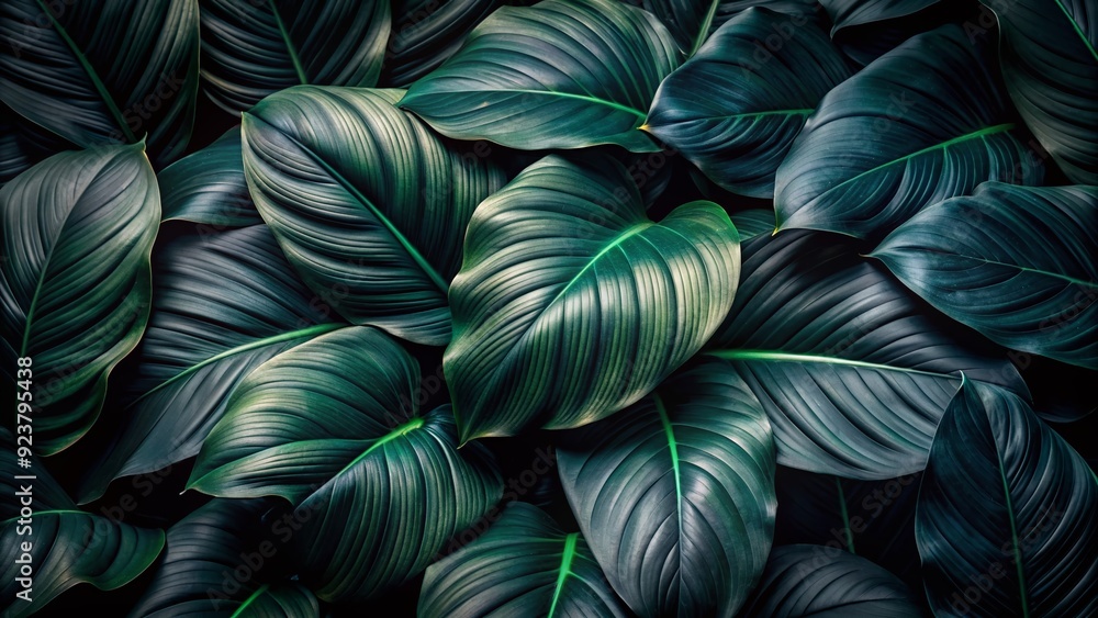 Dark, mysterious, and exotic, this abstract black leaf texture evokes a sense of tropical nature, perfect for backgrounds, designs, or wallpapers with a dramatic flair. Dark, mysterious, and exotic, this abstract black leaf texture evokes a sense of tropical nature, perfect for backgrounds, designs, or wallpapers with a dramatic flair.
