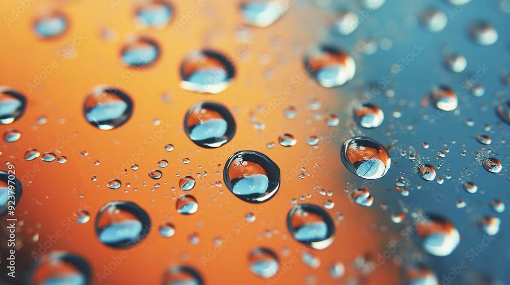 A photo of a close-up of water beads A photo of a close-up of water beads