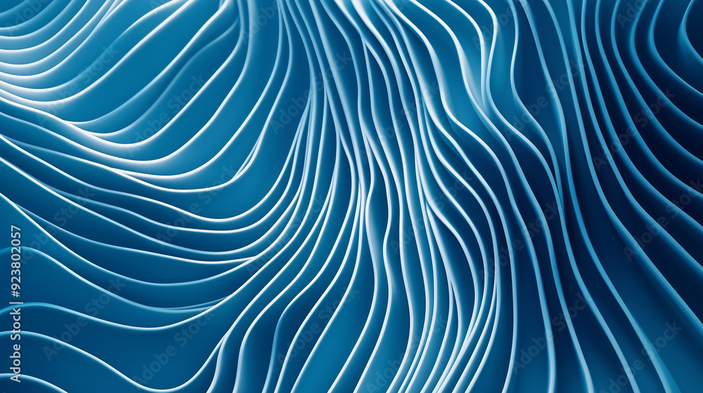 Blue background Abstract pattern white wavy lines Blue background Abstract pattern white wavy lines