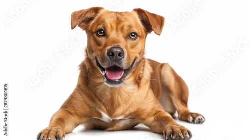 dog isolated over white background