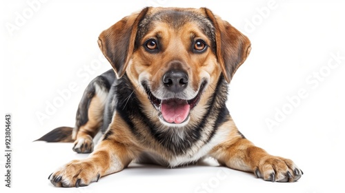 dog isolated over white background