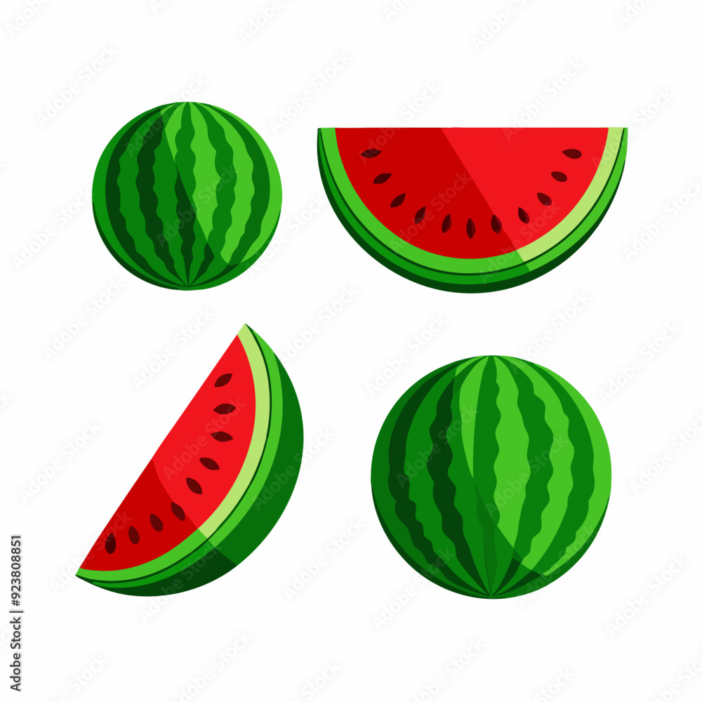 Watermelon clipart design template vector (7) Watermelon clipart design template vector (7)