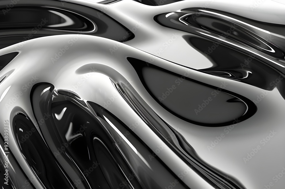 Abstract Liquid Metal Texture Abstract Liquid Metal Texture