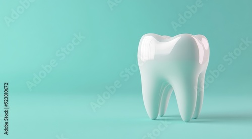 This 3D dental model effectively showcases a decayed tooth, clearly highlighting the significant plaque buildup that occurs due to poor dental hygiene and the unfortunate consequences that follow