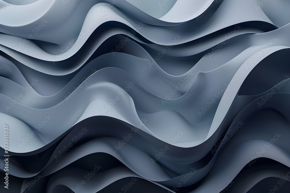 Abstract Wavy Blue Background Abstract Wavy Blue Background