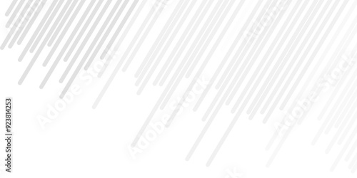 Abstract cut out transparent retro funky line pattern design abstract texture. Abstract mono chrome composition of white volume bars, straight diagonal shapes on white backdrop. 