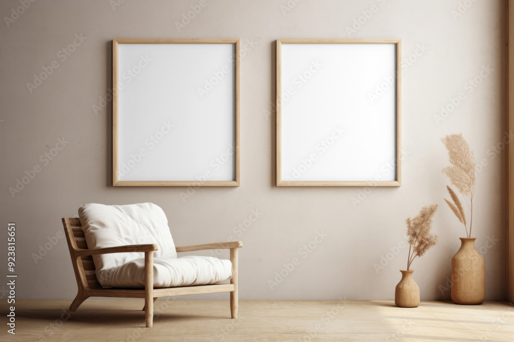 PNG Minimalist interior frame mockup, transparent background PNG Minimalist interior frame mockup, transparent background