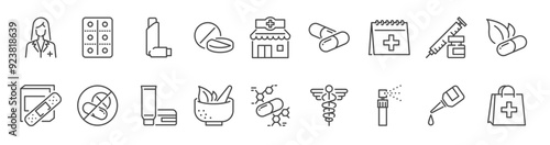 harmacy icon set