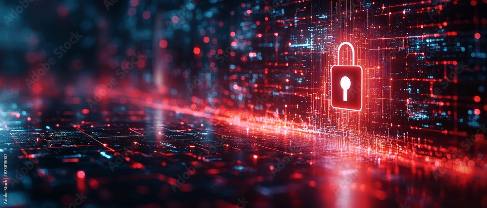Cyber Security Concept - Abstract Visualization of Encrypted Data Streams Creating a Protective Shield Cyber Security Concept - Abstract Visualization of Encrypted Data Streams Creating a Protective Shield