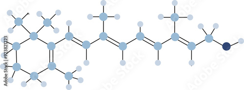 Vitamin A1 Retinol Molecular
Structure, C20H300
