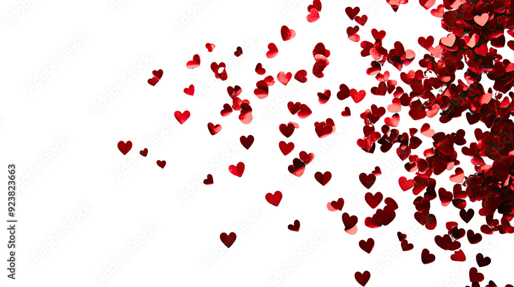 red heart confetti transparent background red heart confetti transparent background