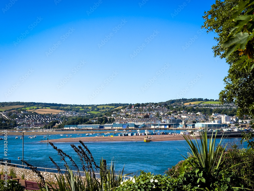 Naklejka premium Teignmouth coast in Devon, UK