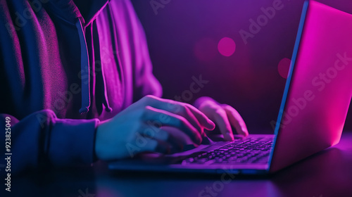 Obraz na płótnie hacker, Purple Teaming, cybersecurity