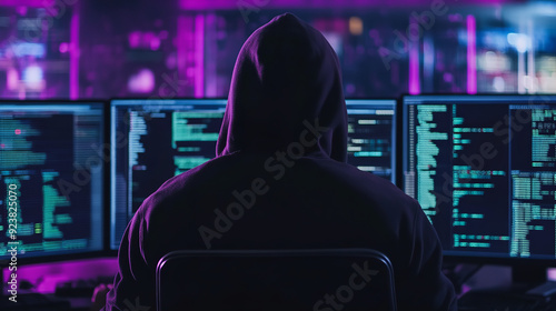 Obraz na płótnie hacker, Purple Teaming, cybersecurity