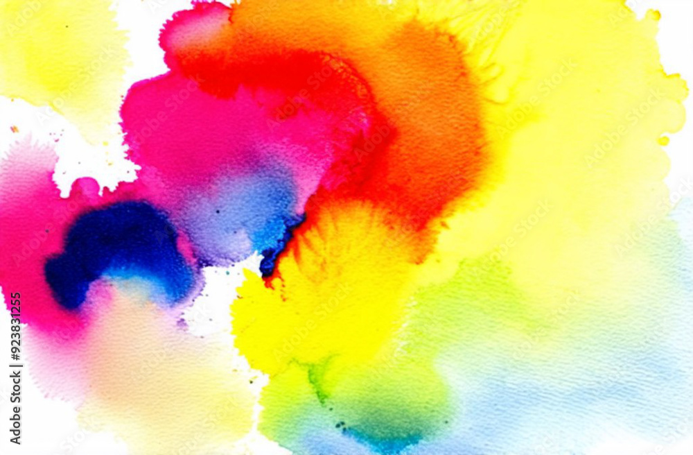 Obraz premium Watercolor Abstract Drawing